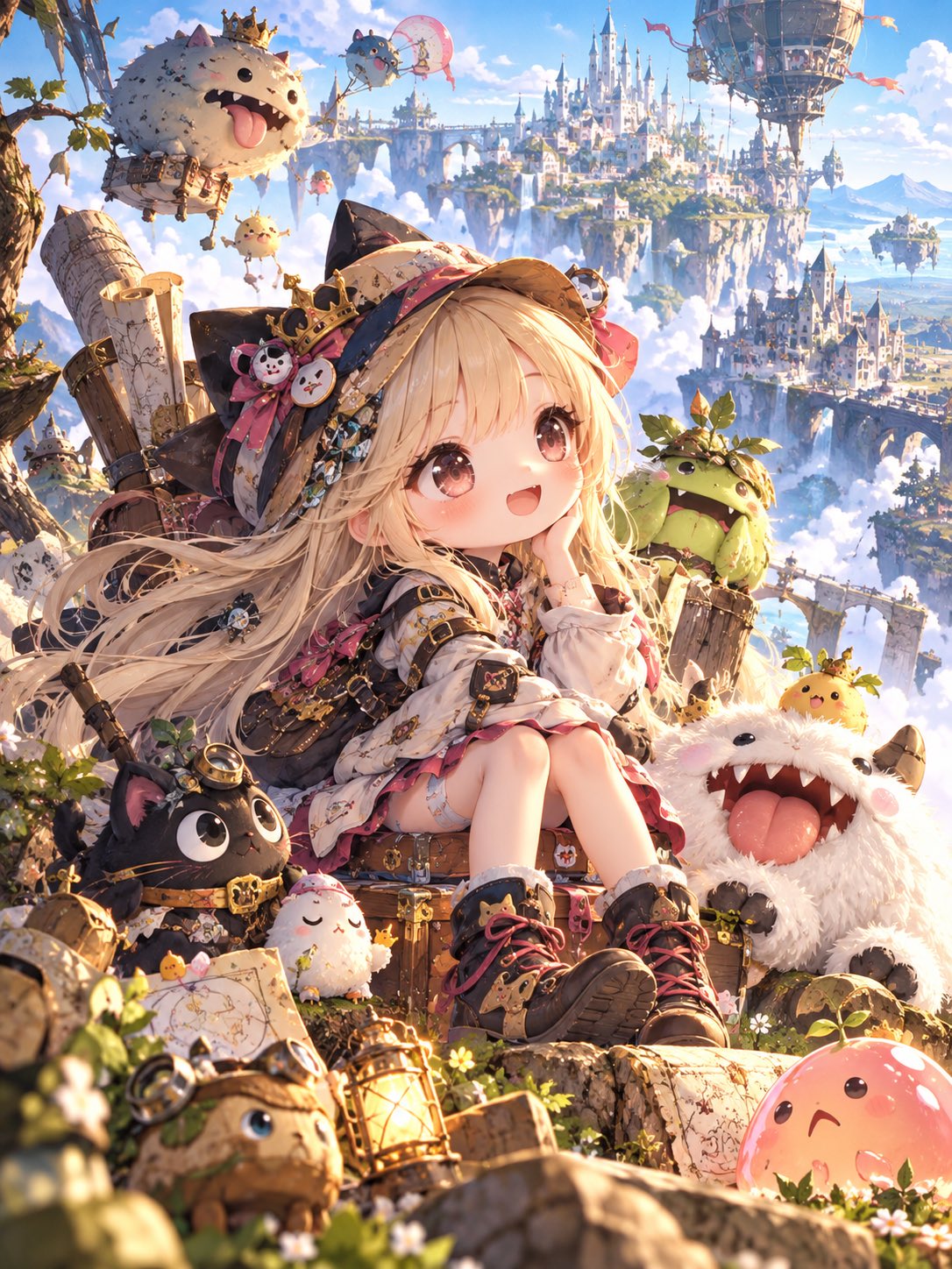 ChatGPT Images 2.5 draws Maruko and friends group art