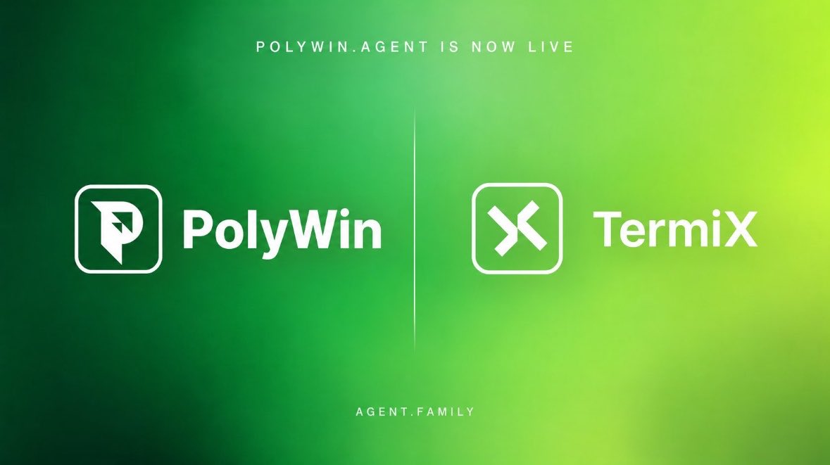PolyWin.agent 上线 TermiX 代理市场