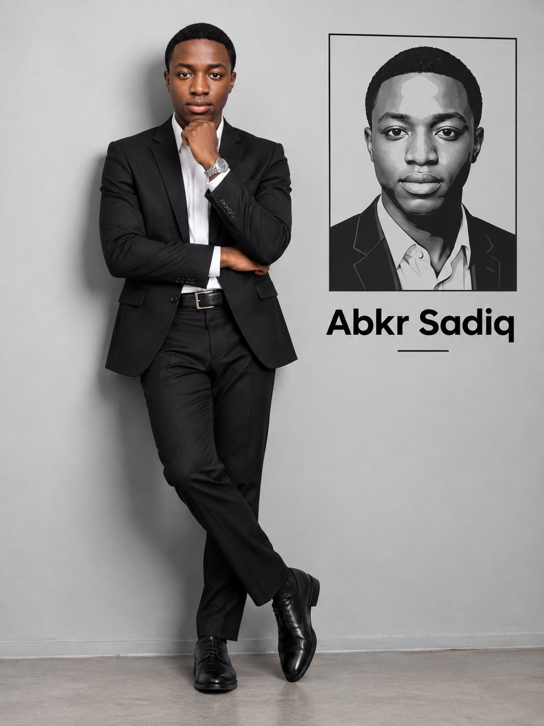 GPT Image 2.5 turns a plain portrait into a personal-brand editorial