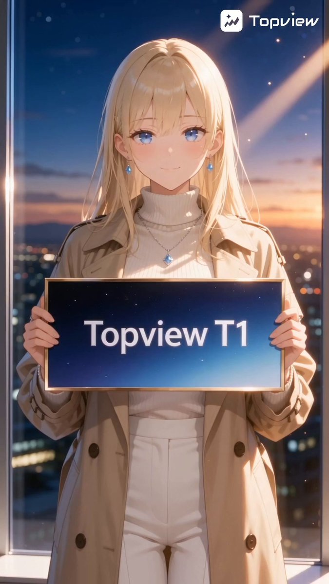 Topview T1 实测：原创角色时尚短片与 Seedance 2.5 同提示对比