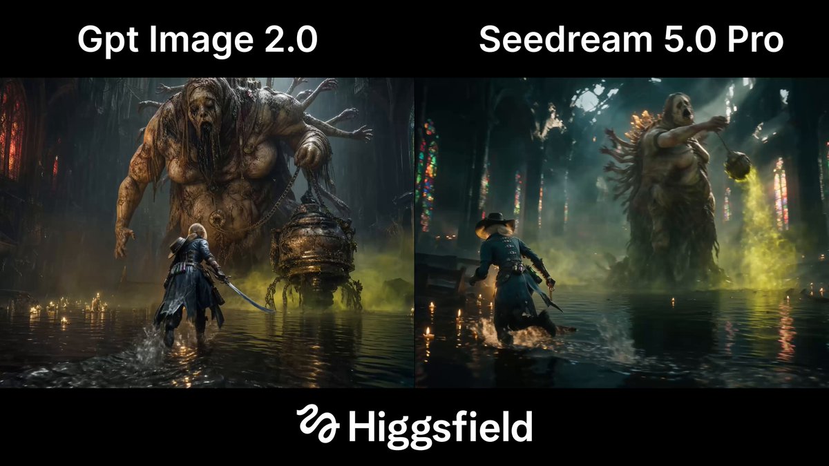 Seedream 5.0 Pro 与 GPT Image 2.0 同提示词对比