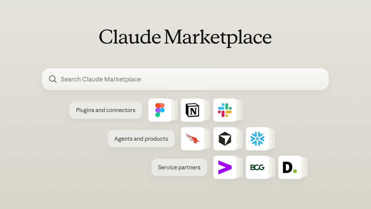 Claude Marketplace launches with agents, connectors and service partners