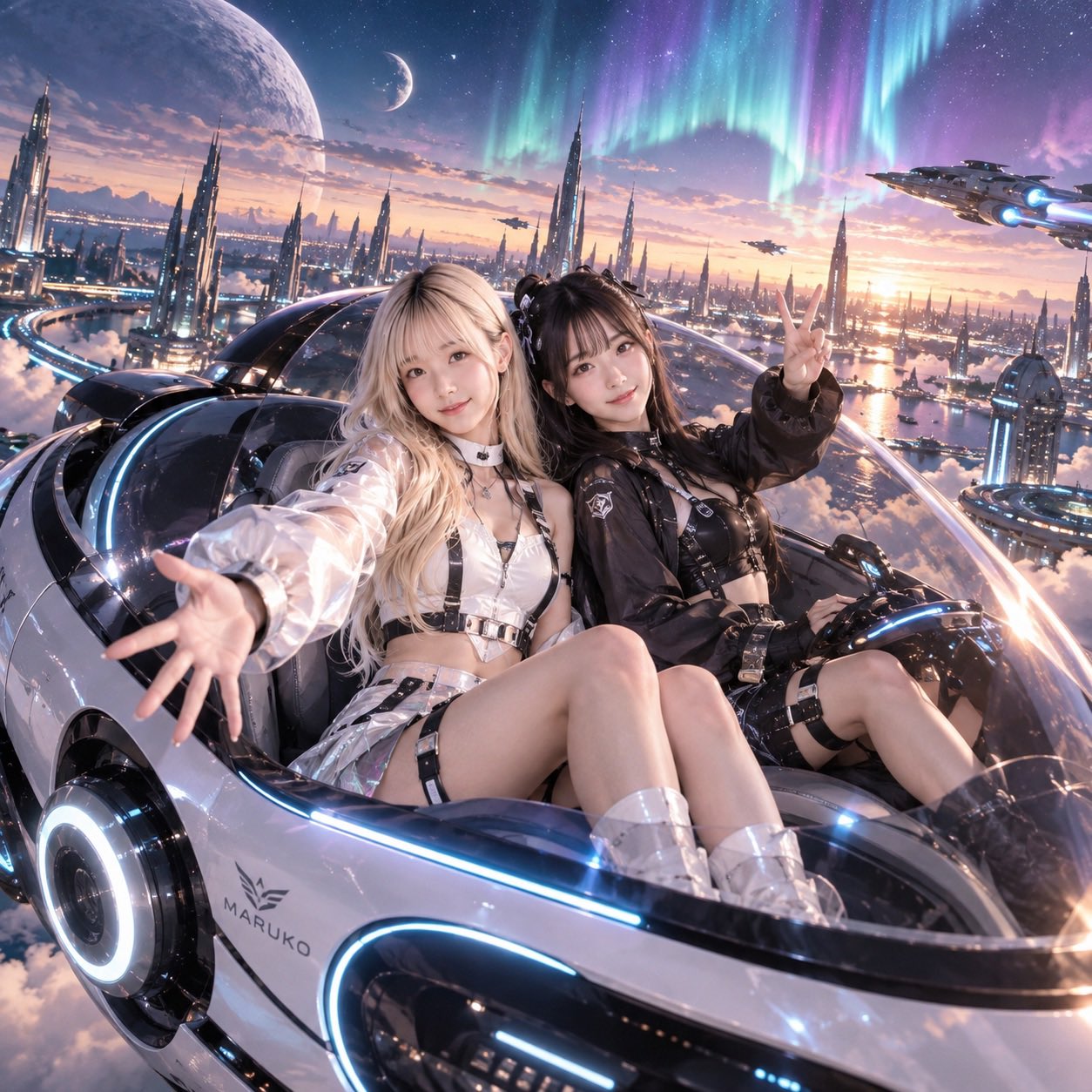 ChatGPT Images 2.5 生成夜间创作室数字艺术(第 2 张,共 2 张)