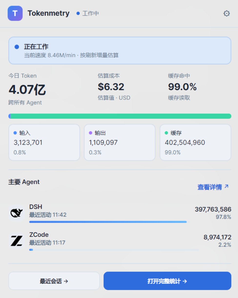 5 个会话并发跑 DSH + V4.1 Flash，测出 846 万 token/分钟