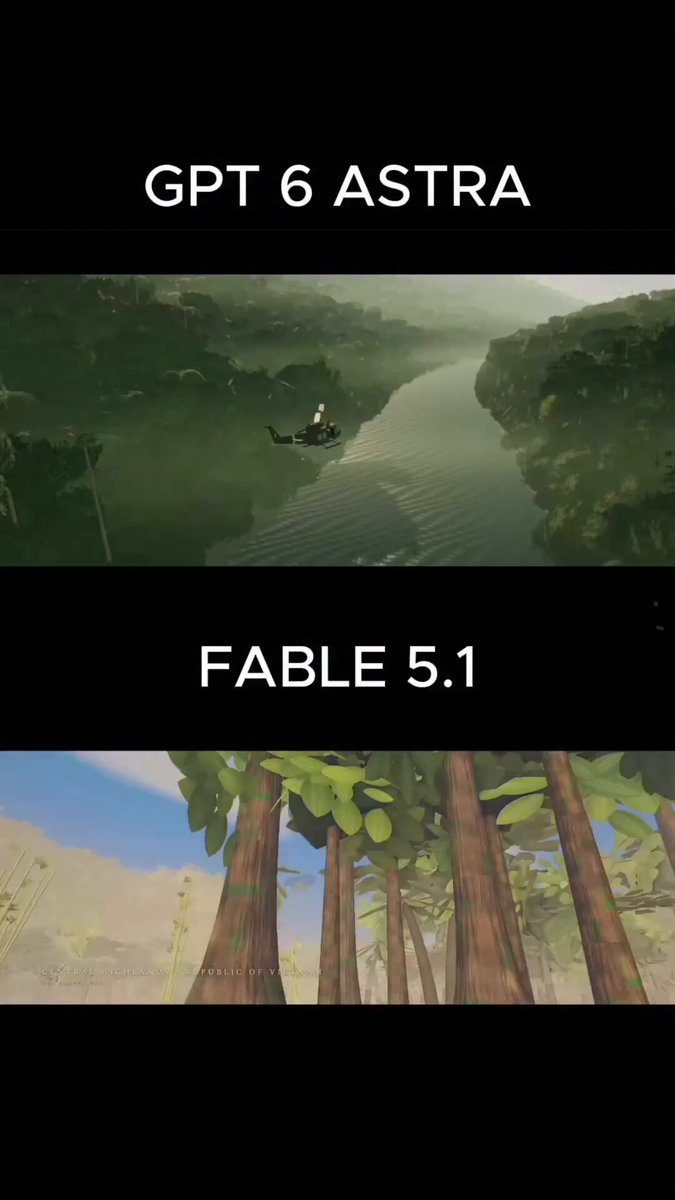 Same prompt tested on Fable 5.1 and GPT-6 Astra