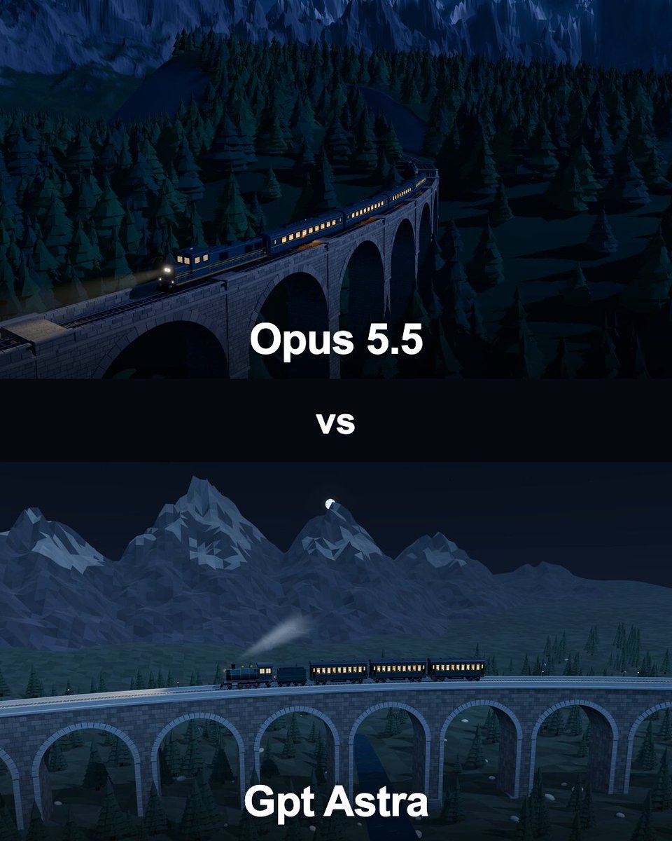 Night Train benchmark: Opus 5.5 leads, Sol and Luna untested