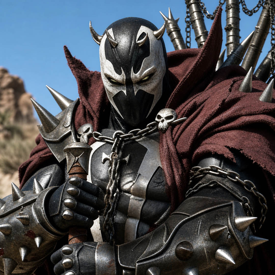 用 ChatGPT Images 2.5 重绘 King Spawn 同人图(第 3 张,共 3 张)