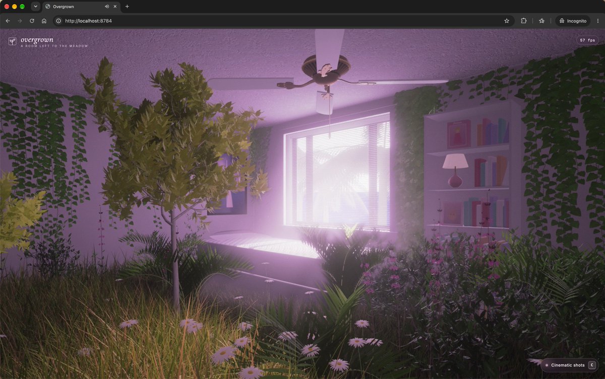 Opus 5.5 + Three.js 做 Dreamcore 阈限空间动画