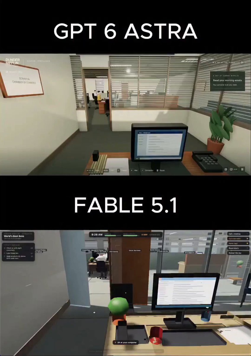 GPT-6 Astra vs Fable 5.1: a side-by-side video comparison