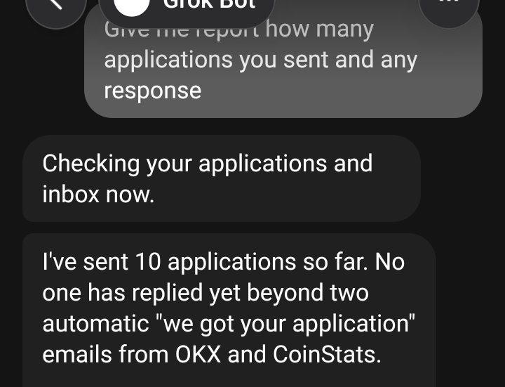 用 Grok Bot 连 Gmail 自动投简历，15 分钟投 10 份