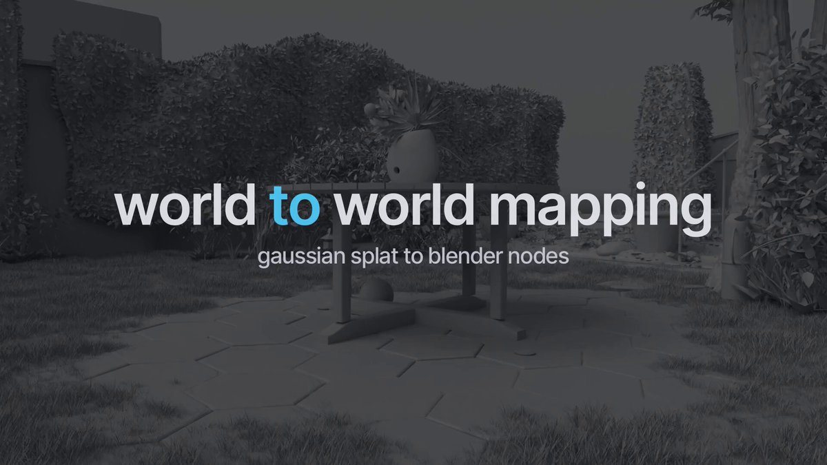 把高斯泼溅扫描交给 Opus 5.5 在 Blender 重建 3D 场景