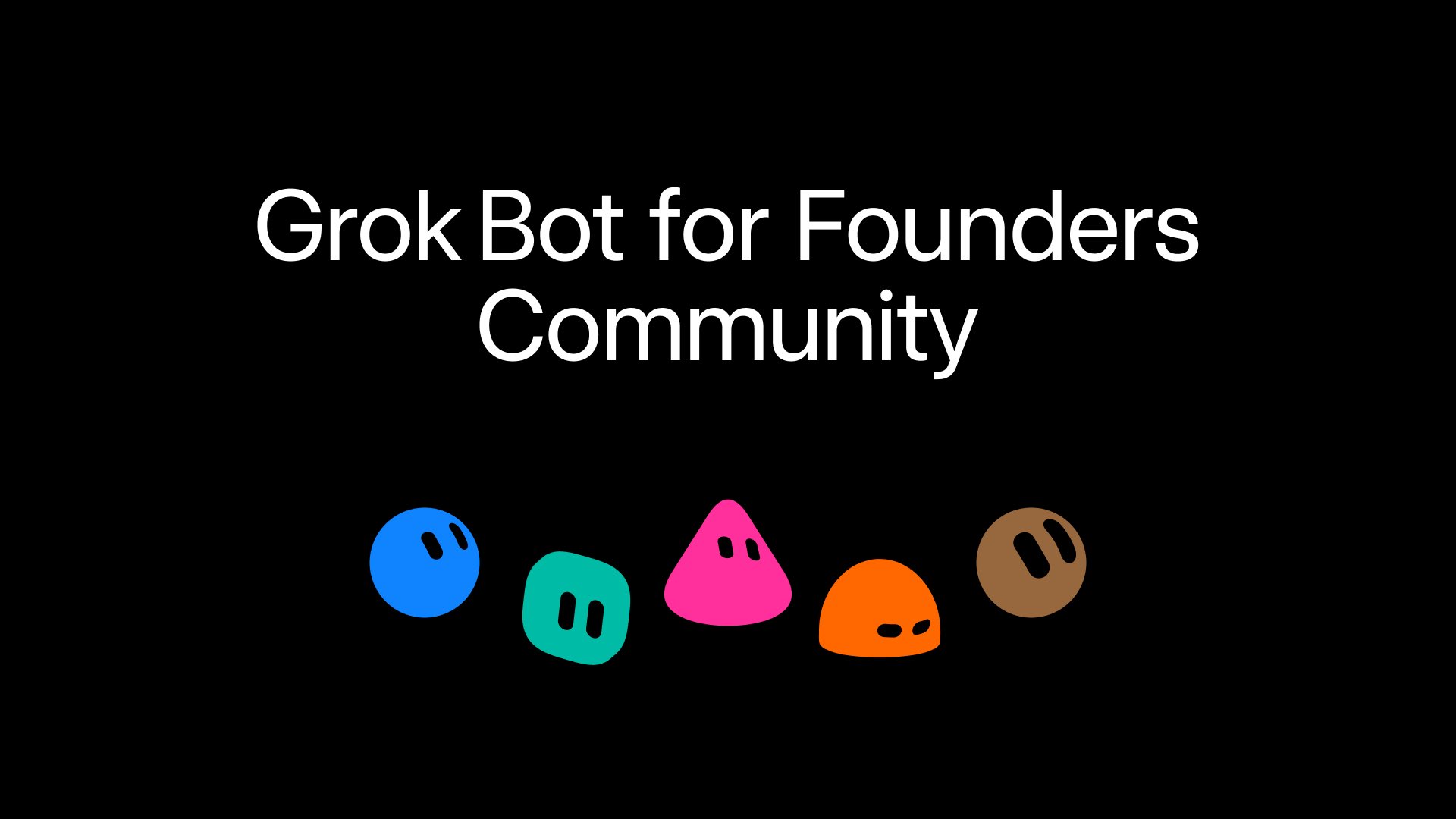 Group chat launched for founders building with Grok Bot