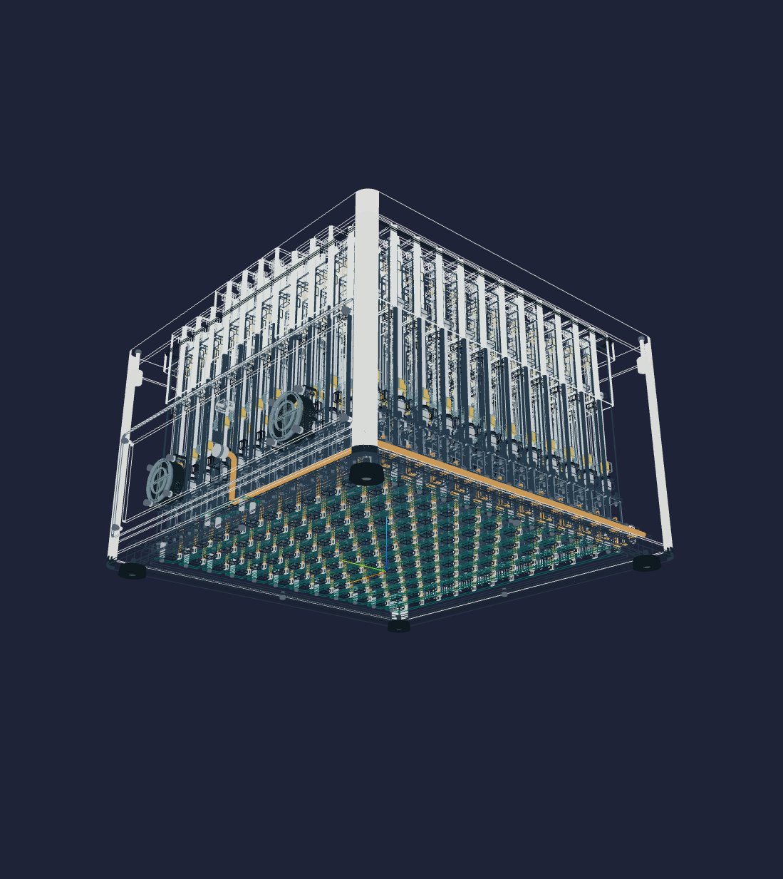 GPT-6 Astra builds a mechanical 3D pixel display in ForgeCAD