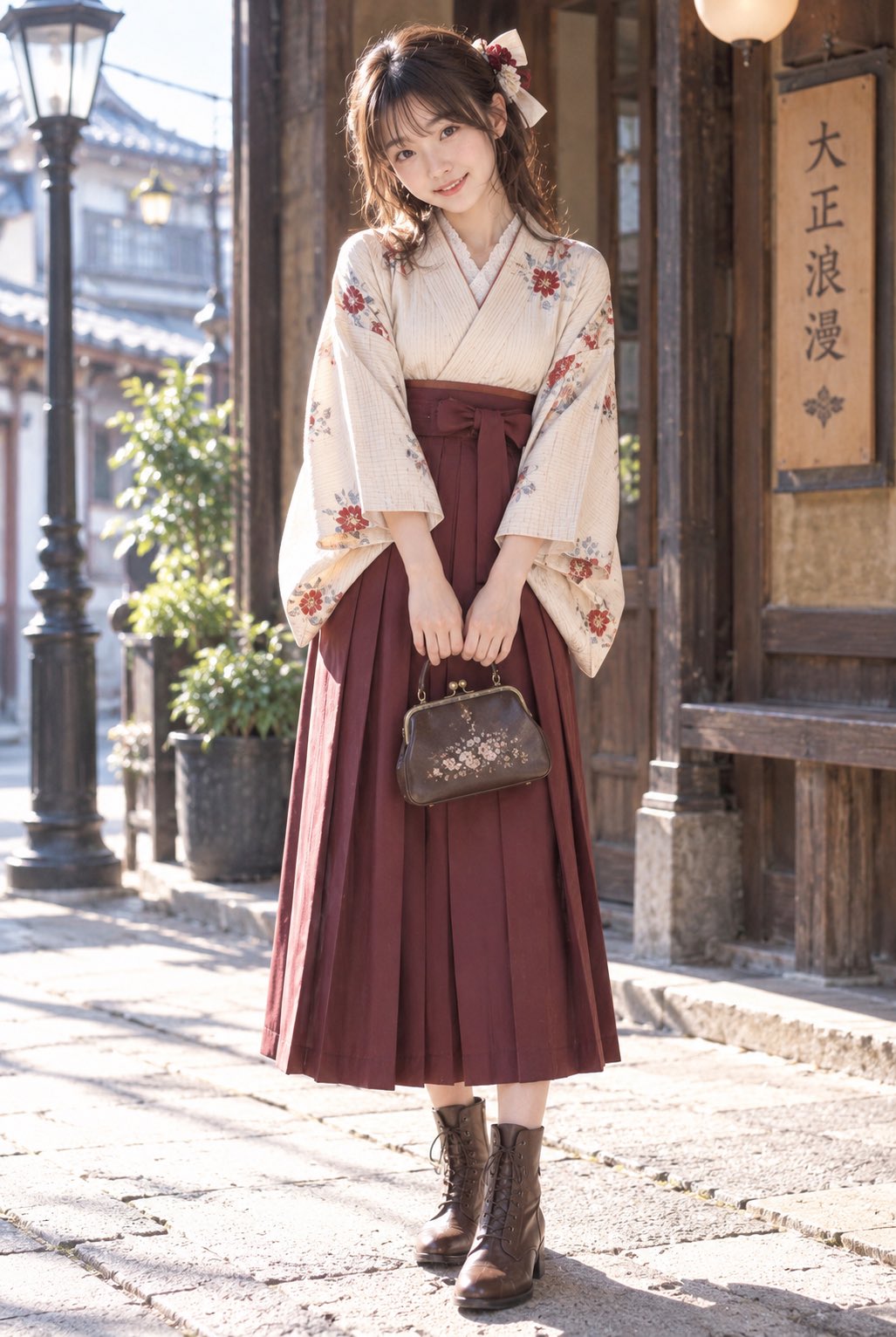ChatGPT Images 2.5 generates Taisho Roman-style illustration (image 3 of 4)