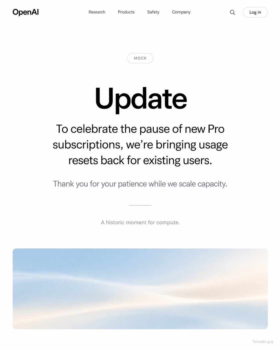 OpenAI pauses new $200 Pro subscriptions as Astra demand spikes (image 1 of 2)