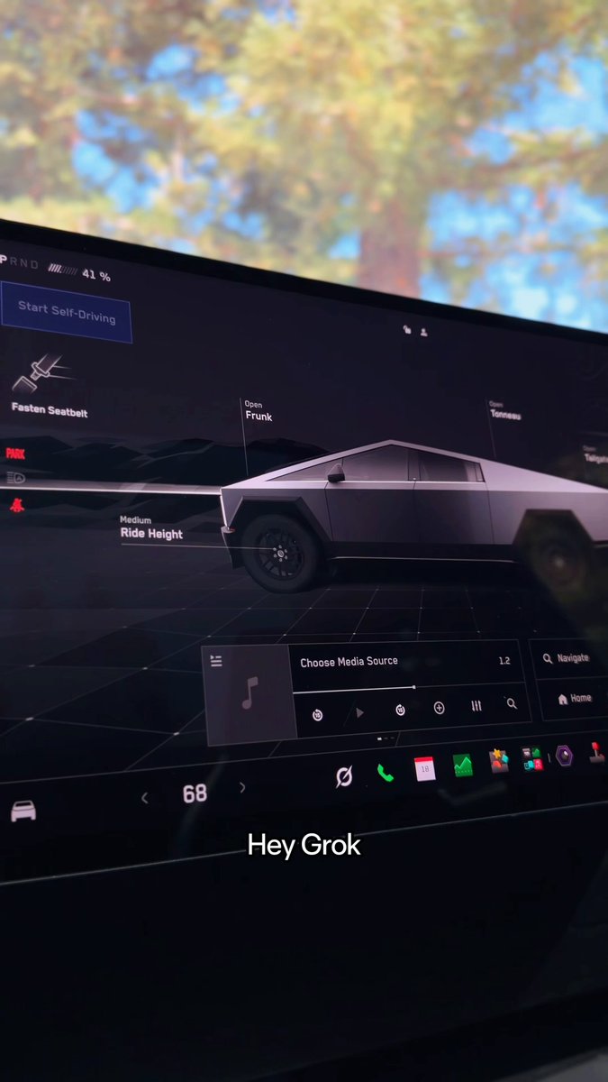 Tesla puts Grok Bot in its cars