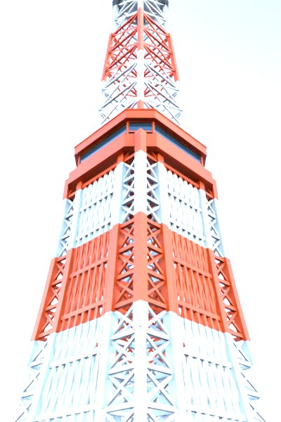 Hands-on: MiniMax M3.1 Flash builds Tokyo Tower in Blender with fine detail