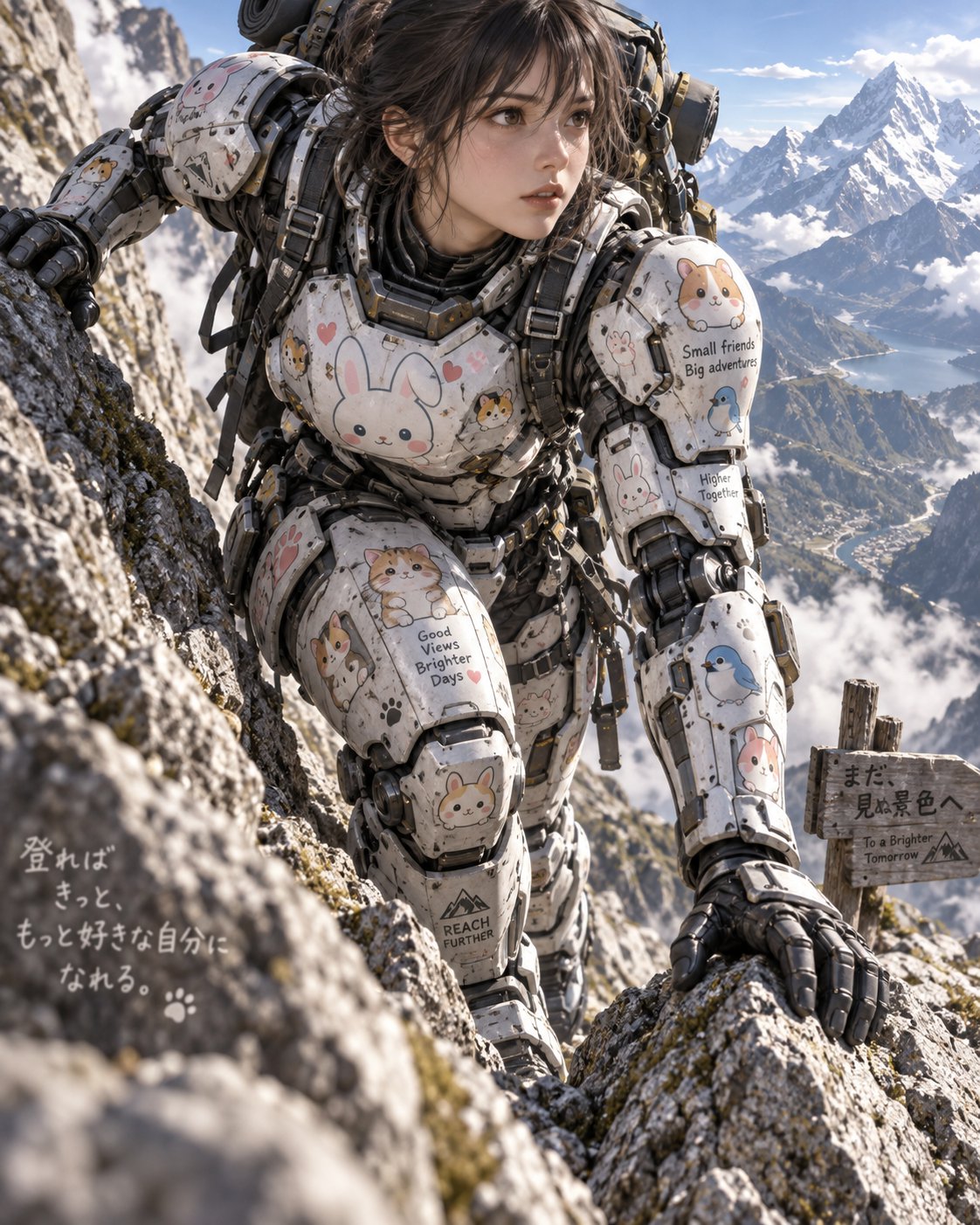 GPT-Image 2.5 generates an image of a woman hiking