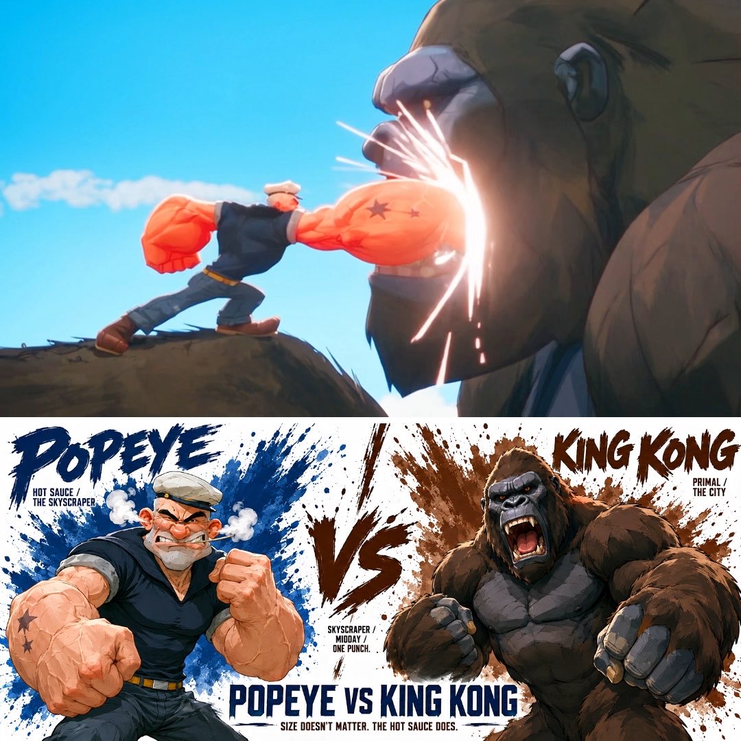 Gorilla fight short film made with Seedance 2.5 and GPT Image 2.5