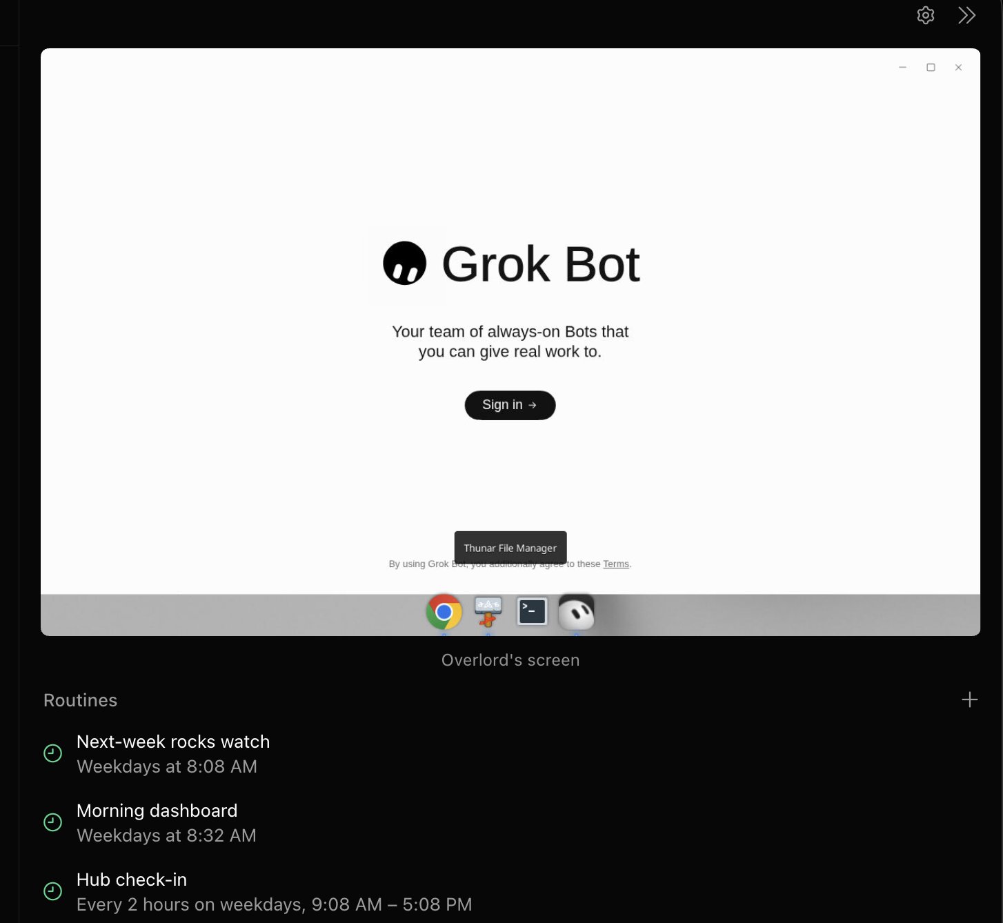 Grok Bot 自己给虚拟机装上了 Grok Bot