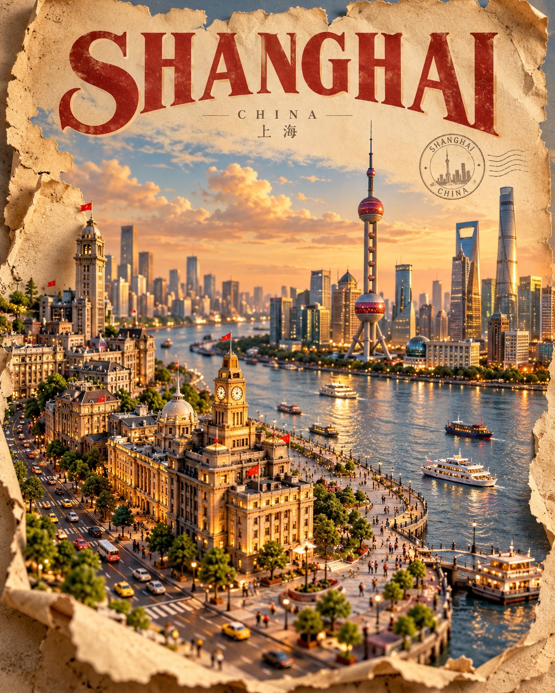 GPT Image 2.5 prompt for miniature 3D travel posters