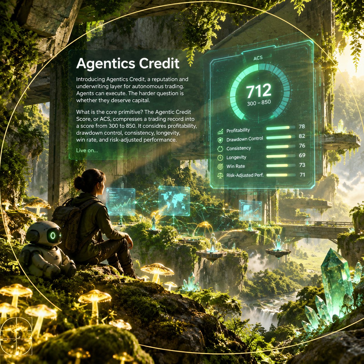 Agentics Credit 上线：为自主交易 Agent 做信用评分