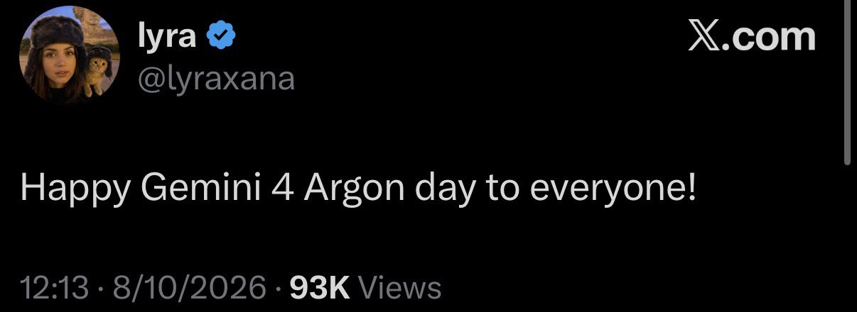 Gemini 4 Argon rumored to launch today