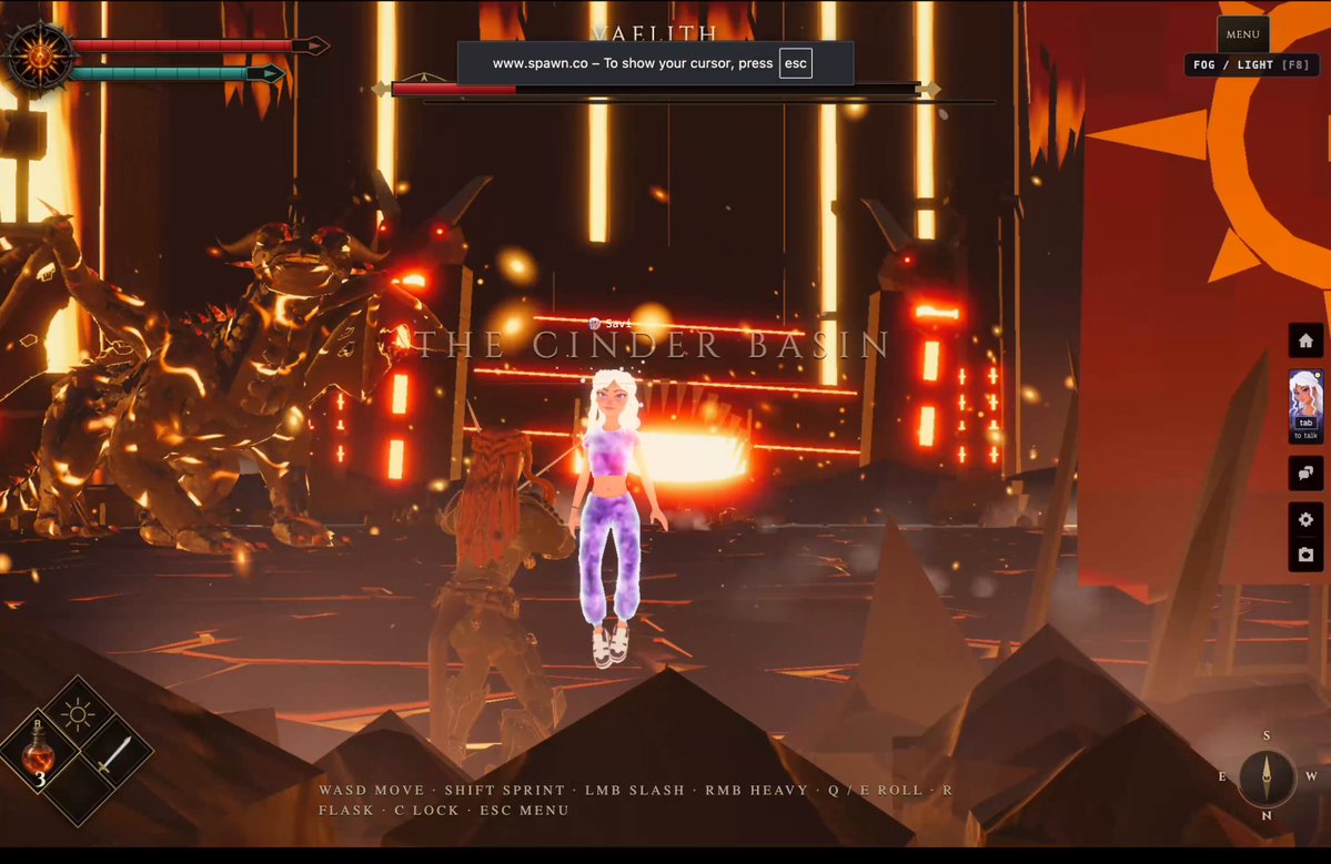 Dragon boss fight demo built in Spawn with Opus 5.5