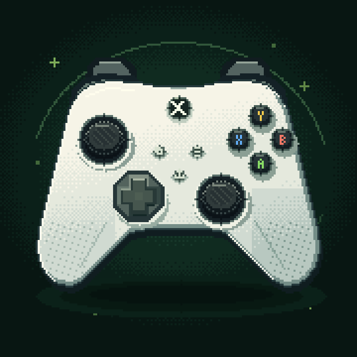 GPT-5 与 GPT-6 Astra 画像素风 Xbox 手柄对比(第 2 张,共 2 张)