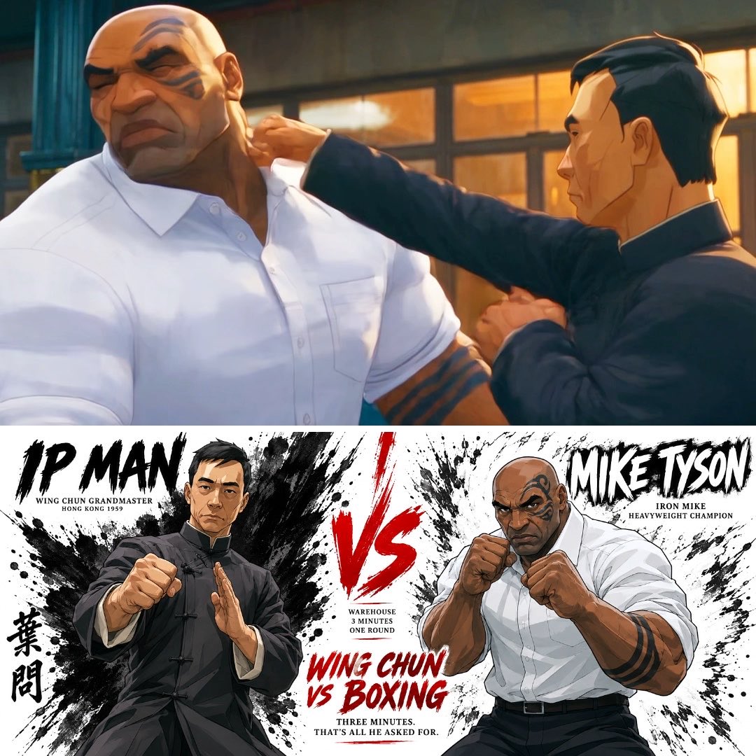 Ip Man vs. Mike Tyson fight recreated with GPT Image 2.5