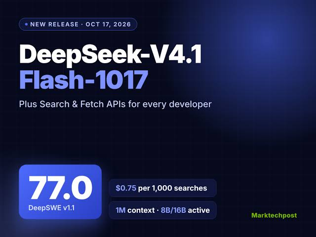 V4.1 Flash 1017 实测：DeepSWE 77 分略超 Opus 5，单任务几毛钱