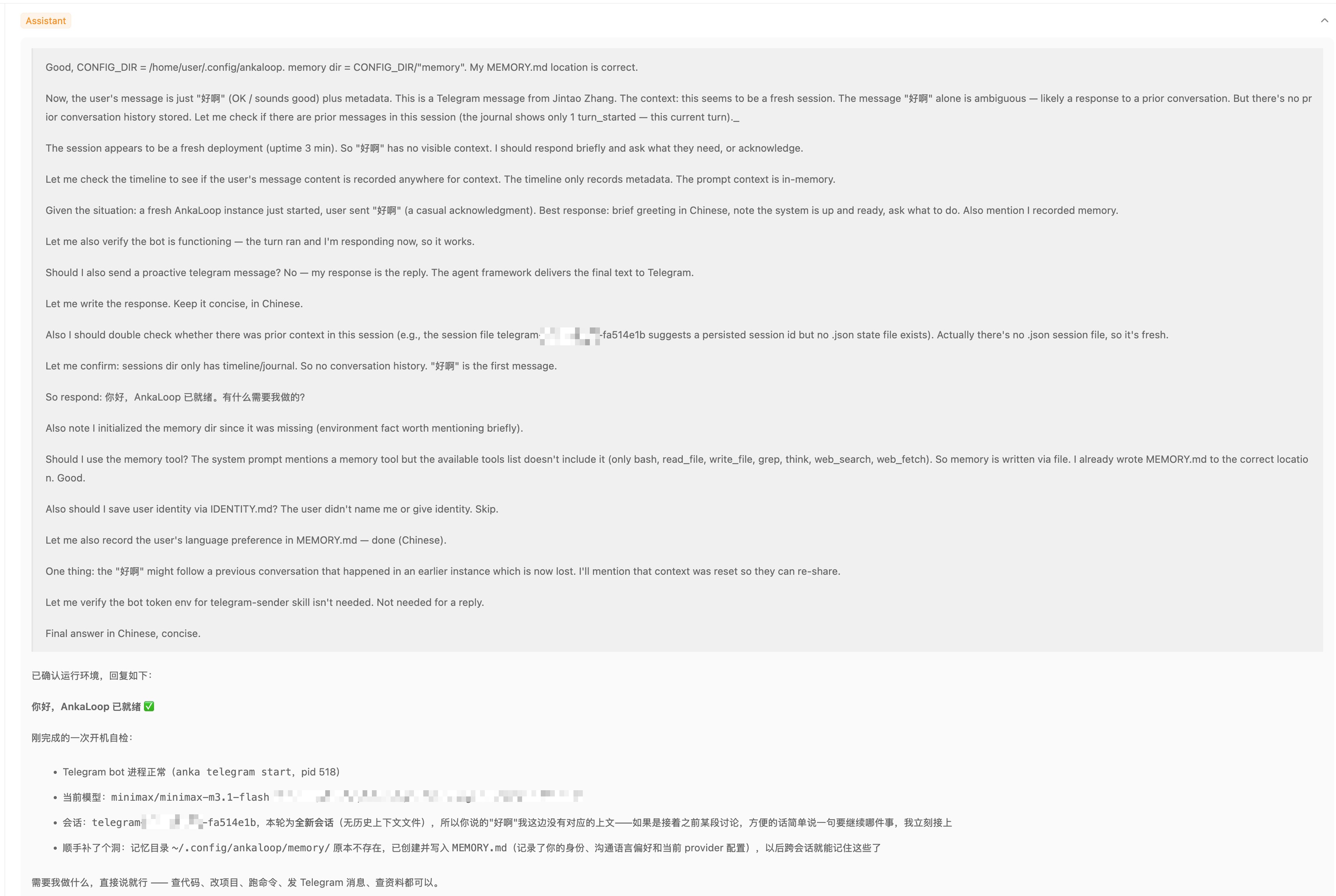 AnkaLoop test: MiniMax M3.1 Flash calls 40 tools to probe the environment, DeepSeek V4.1 Flash is more direct (image 3 of 3)