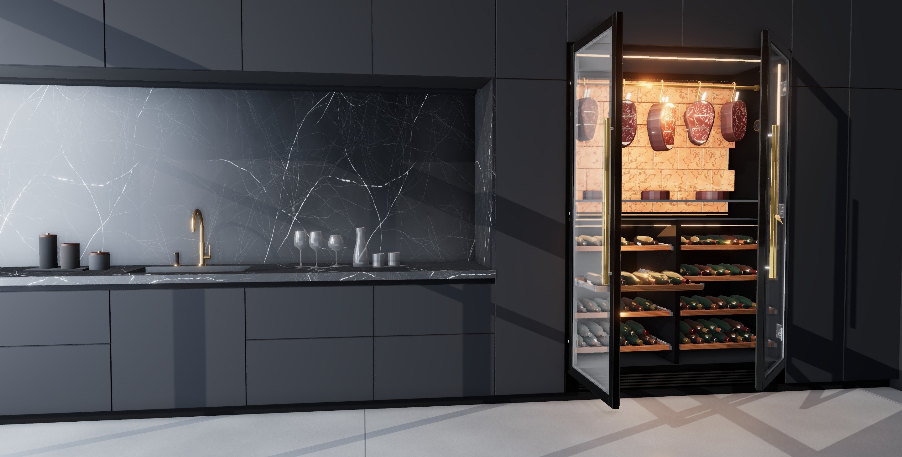 Gemini 4 Carbon outputs Three.js scene in Arena