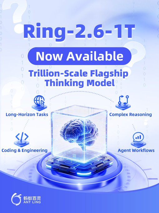 Ring-2.6-1T trillion-parameter reasoning model released