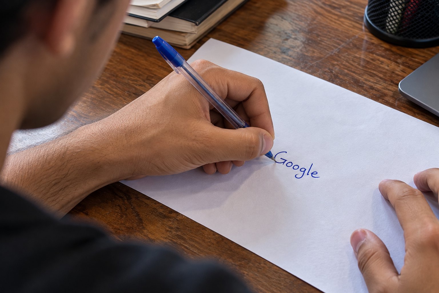 GPT Images 2.5 tested on a left-handed 'Google' writing prompt