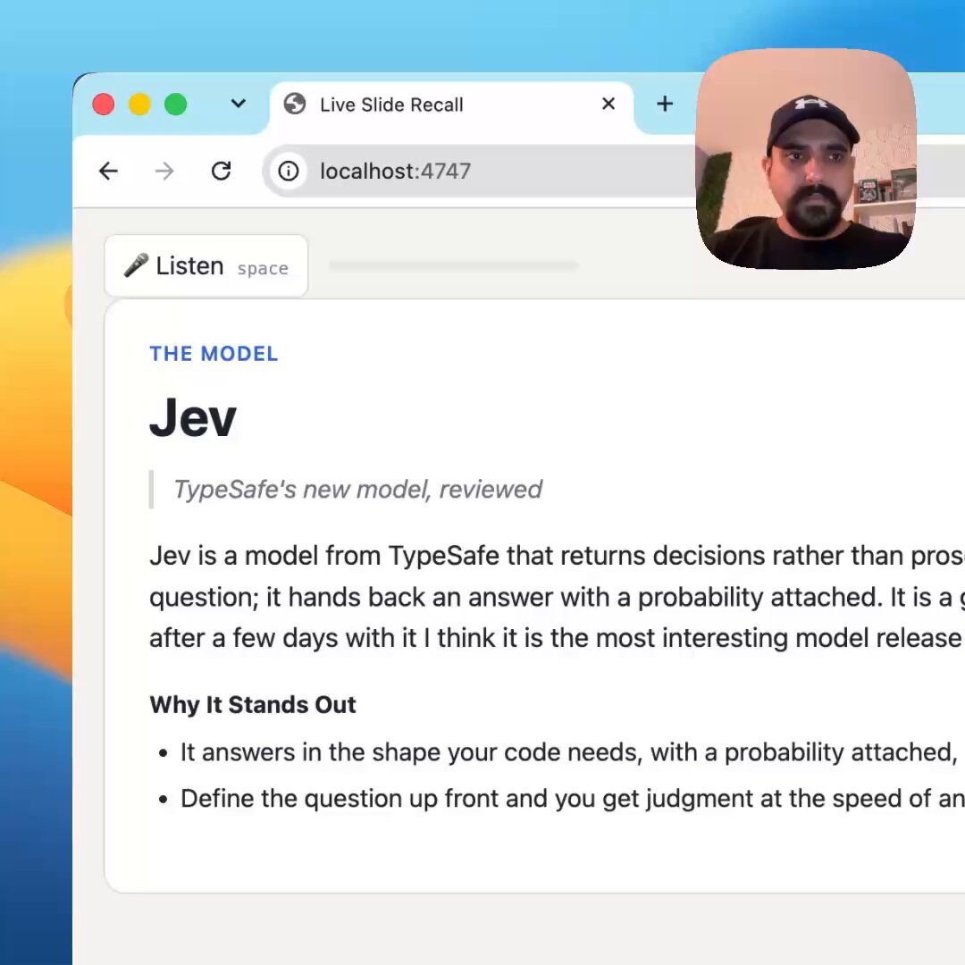 用 Jev 实时决定演讲时该切哪张幻灯片