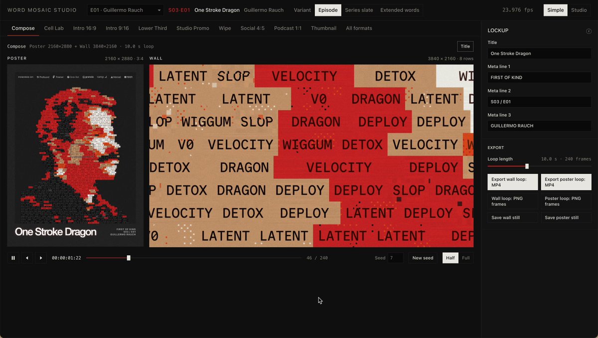 WebGL + Paper + FFmpeg 的 Claude Opus 5.5 动画管线