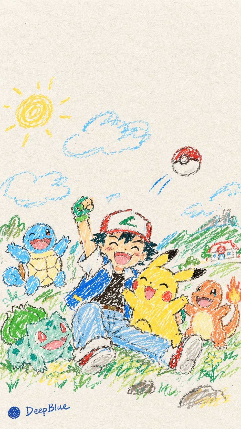 GPT Image 2.5 prompt template for a crude crayon drawing style (image 4 of 4)