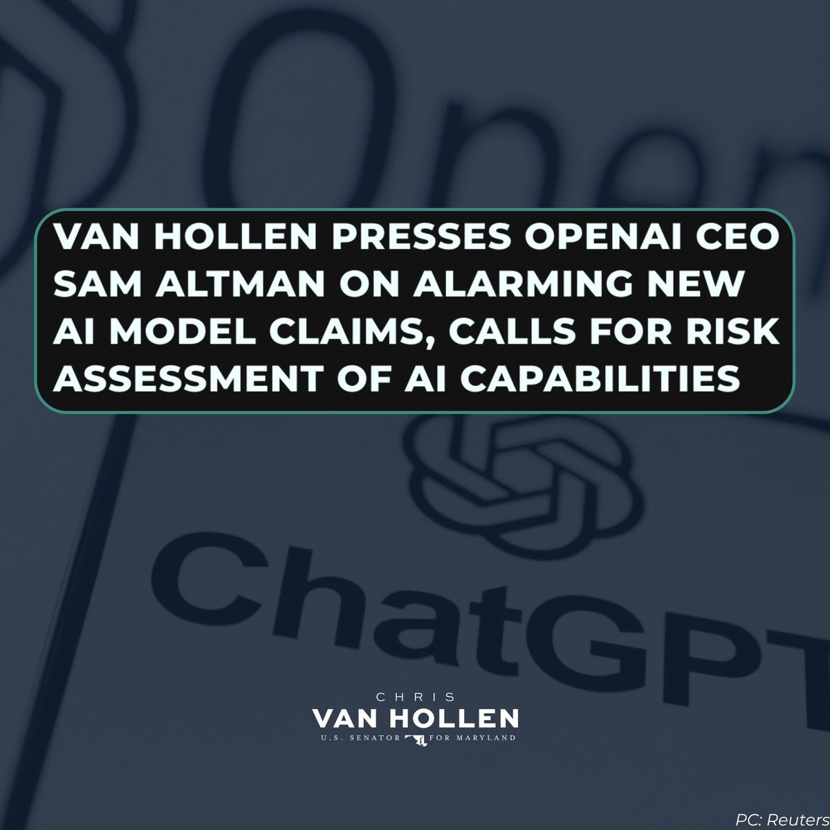 Senator questions OpenAI's safety and calls for GPT-6 Astra risk assessment