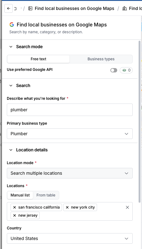 Clay 里用 Google Maps 免费线索，Jev 打分筛本地商家