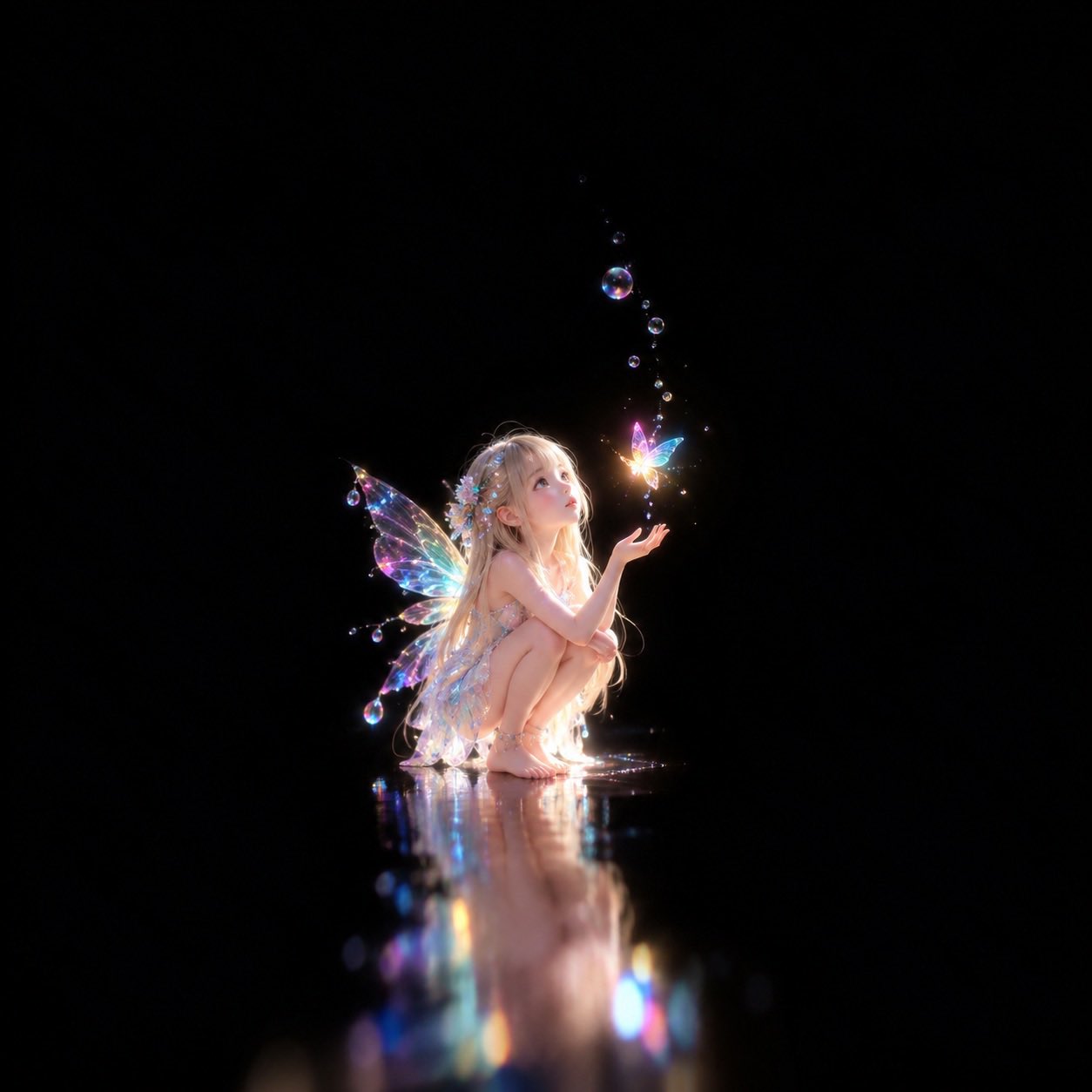 ChatGPT Images 2.5 generates a rainbow pixie legend illustration