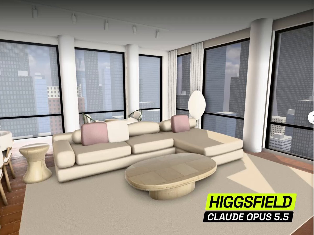 Higgsfield 上线家具照片转 3D 建模设计工具