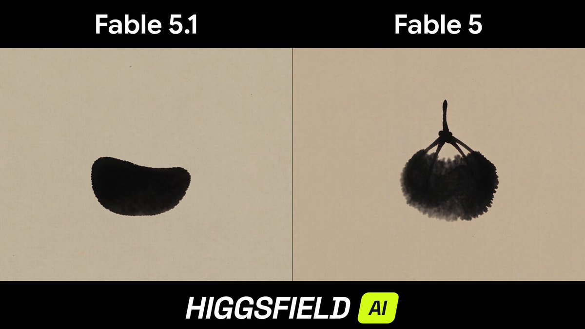 Fable 5.1 与 Fable 5 阴影动画对比