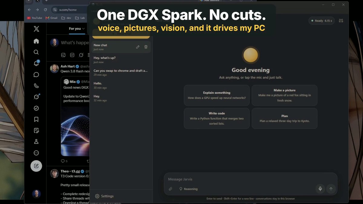 LocalRouter：单台 DGX Spark 上的全本地 AI 栈，含 Jev computer-use