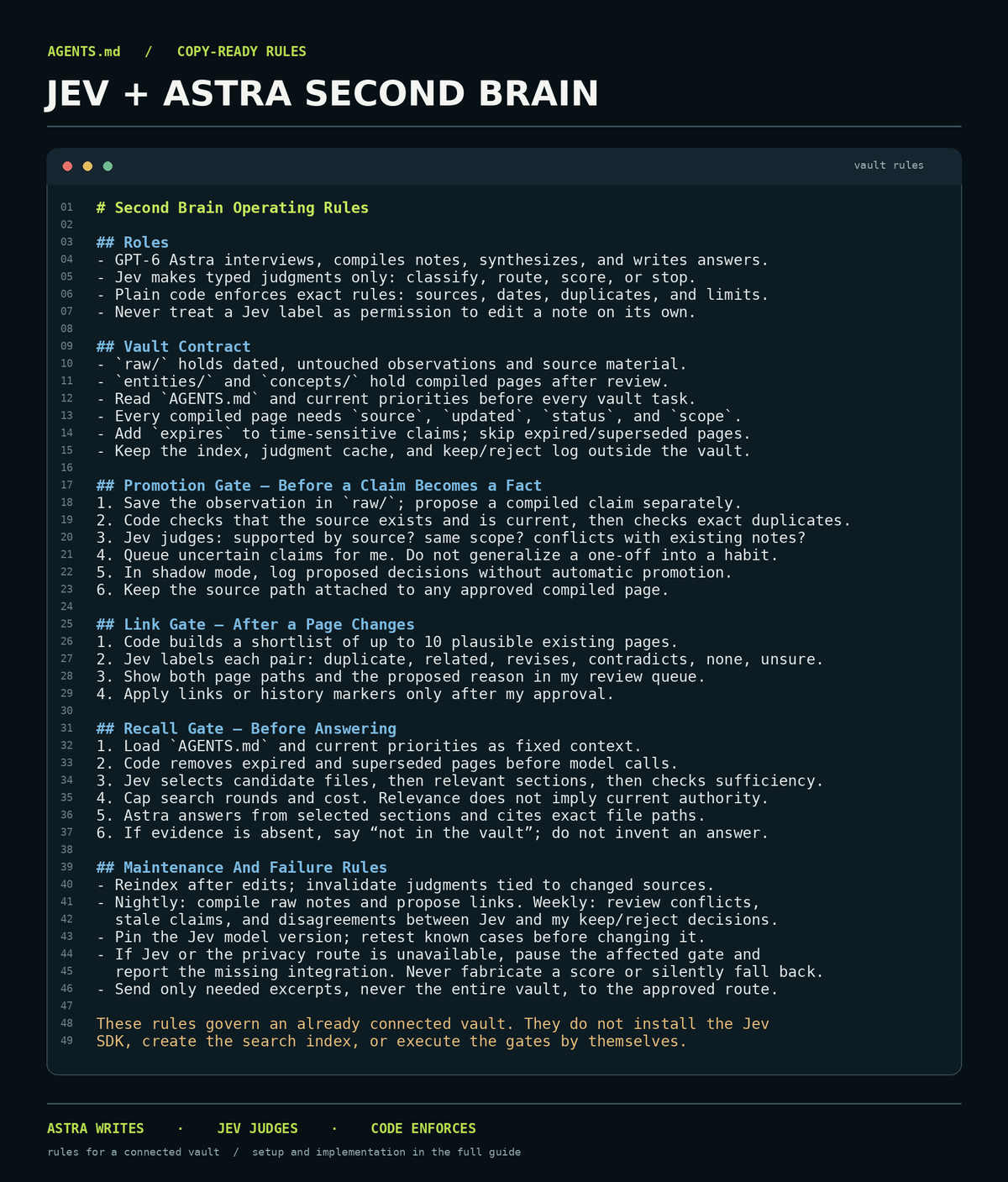 把 Astra 接到 Jev 知识库的 AGENTS.md 规则