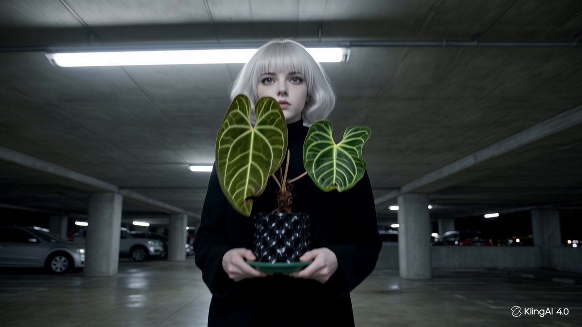Kling 4.0 参考图生成 1080p 20 秒植物视频，还原度极高