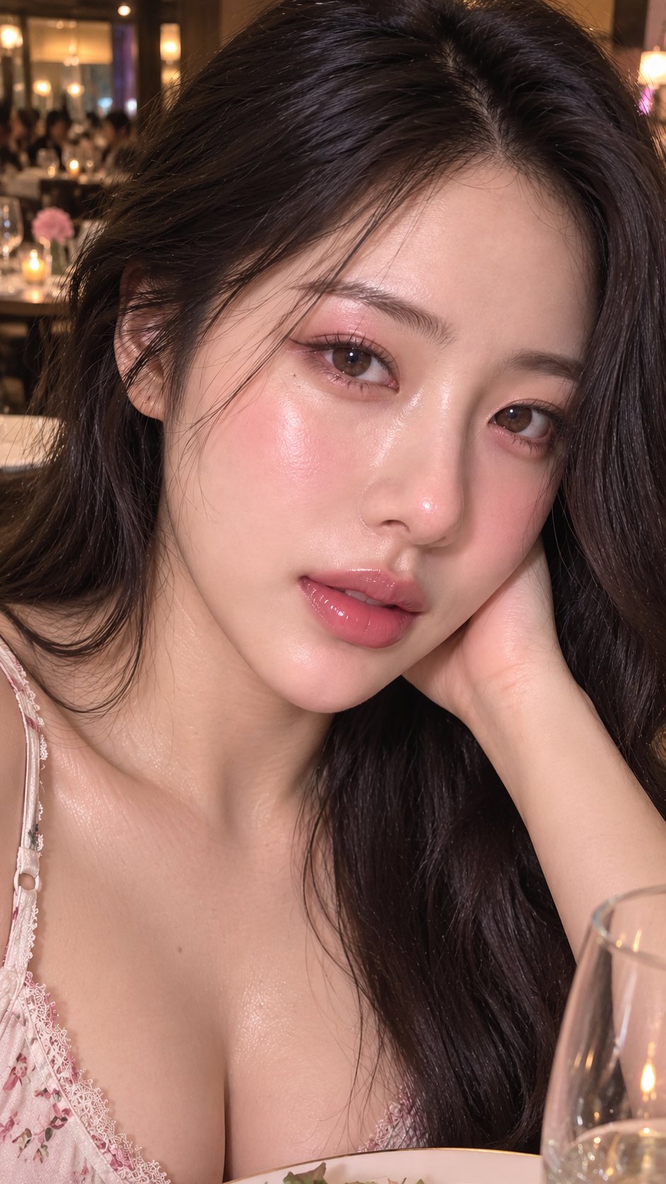 GPT Image 2.5 tested on realistic Korean glamour makeup portrait