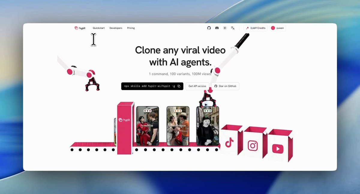 Hypit: an open-source video language and compiler for coding agents