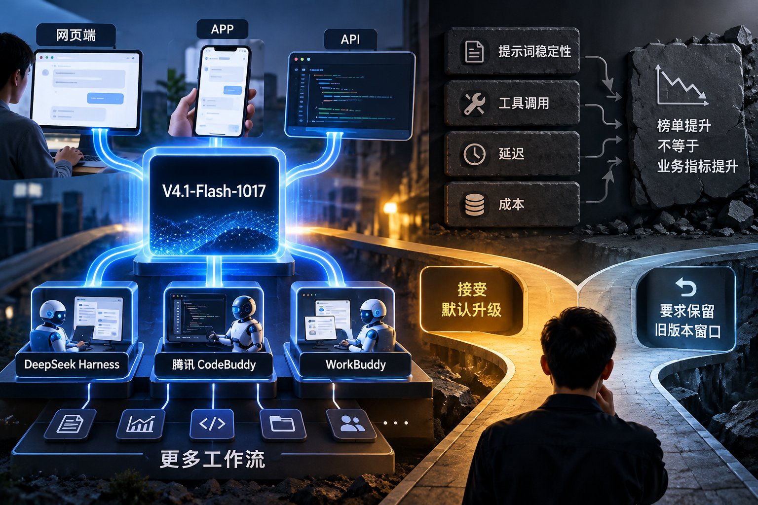 V4.1 Flash 1017 换模并适配 Harness、CodeBuddy 等 Agent 框架