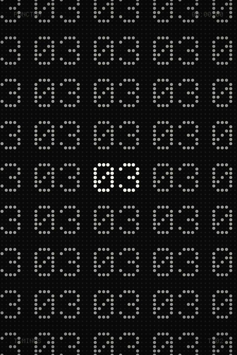 Opus 5.5 designs the variable dot-matrix font PUNCTUM and a launch reel